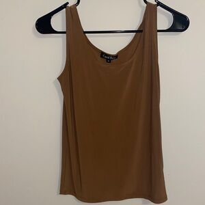 Carol Rose Women's Tan Scoop Neck Tank Top